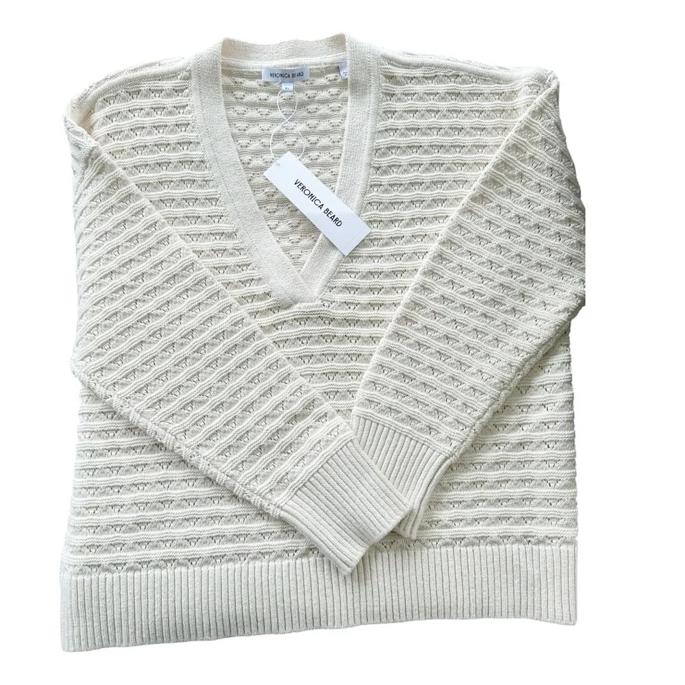 Veronica Beard • Bracia Pointelle Sweater - Picture 6 of 13
